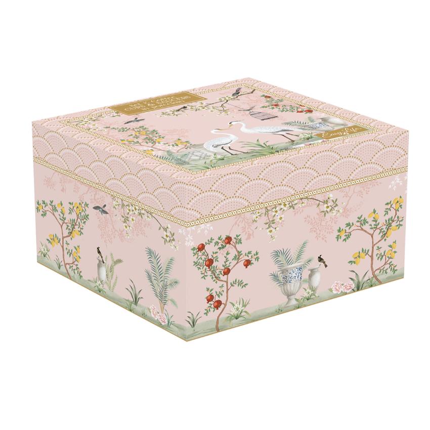 Easy Life Jardin De Reves 2li Porselen Kahve Fincan & Tabağı Seti 80 Ml