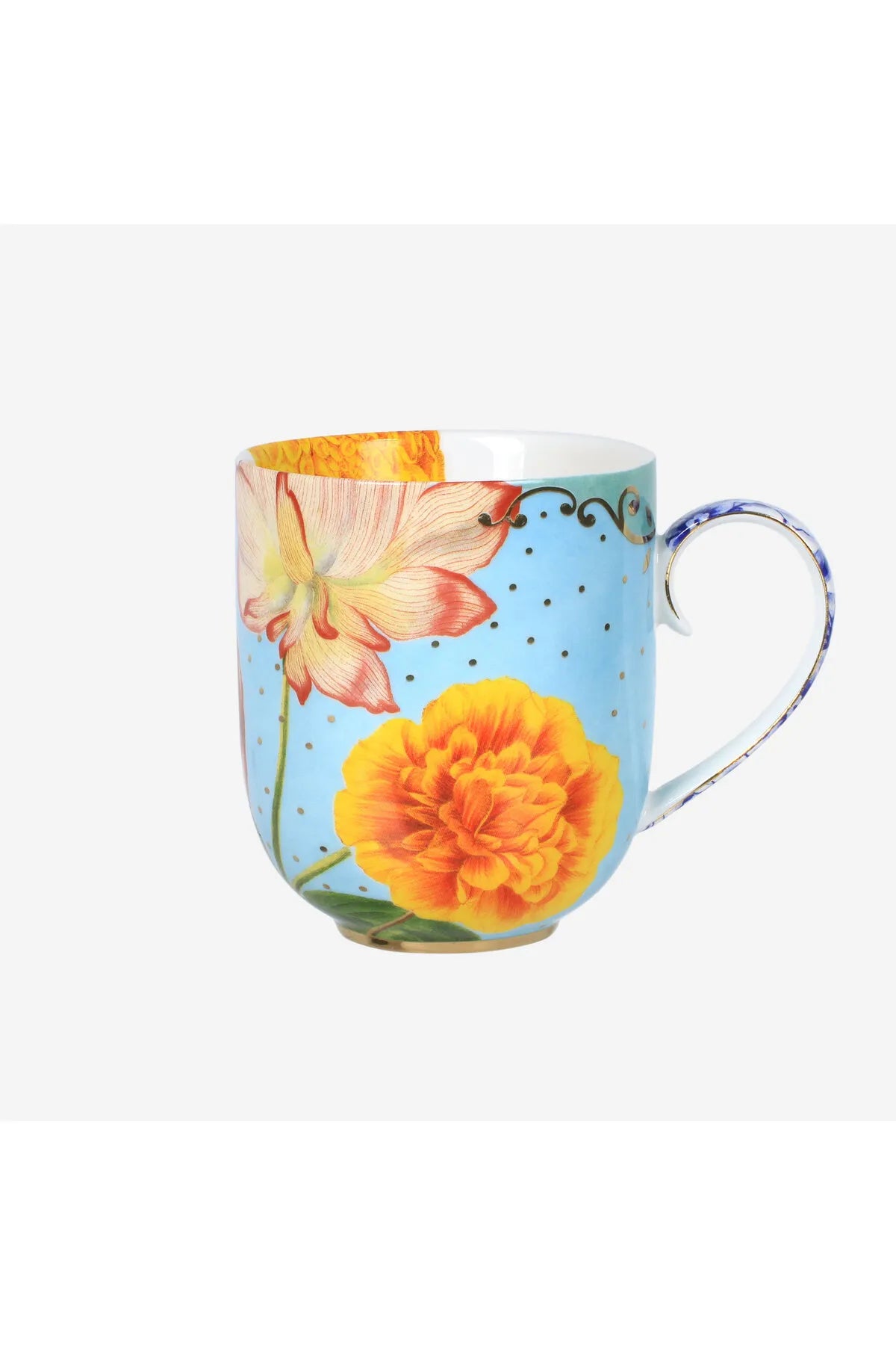 Pip Studio Royal Mavi Porselen Kupa 325 ml