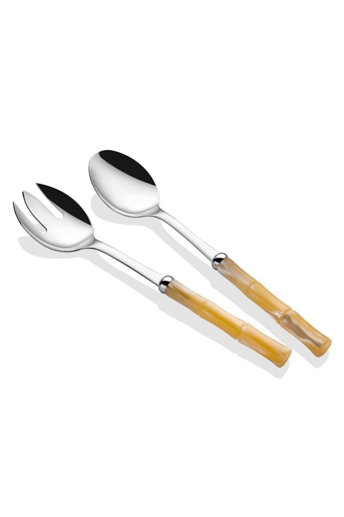 Bamboo Kemik Salata Servis Seti