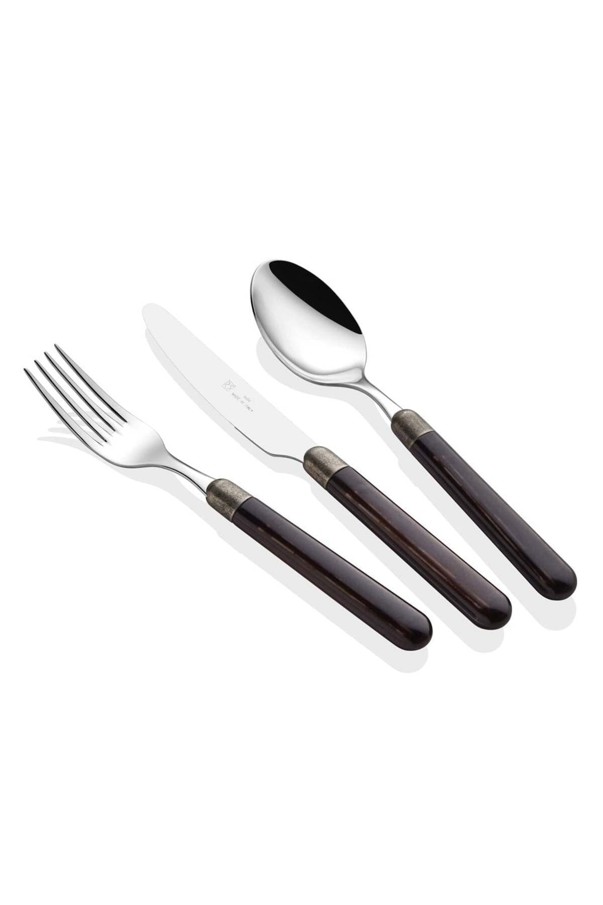 Zenzero Kahverengi 75 Parça Çatal Bıçak Seti