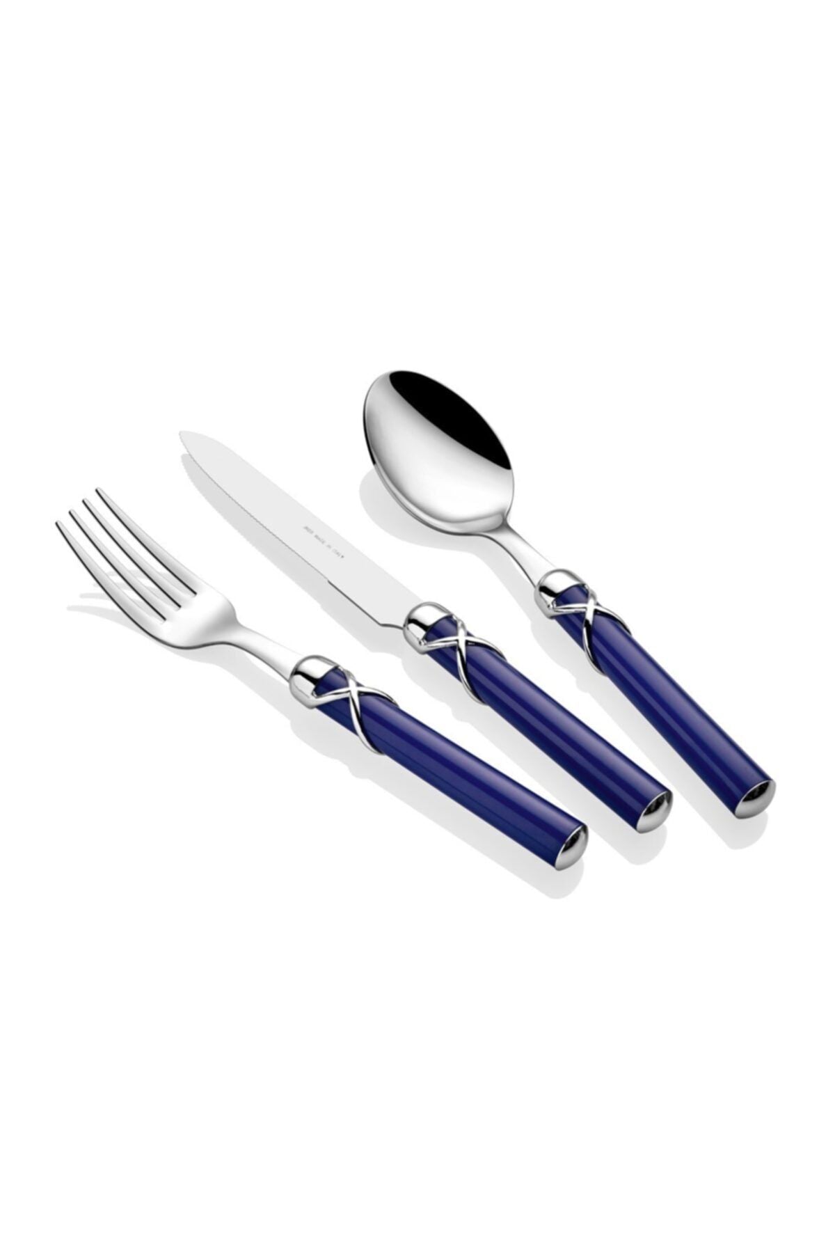 Rivadossi Fiocco Mavi 75 Parça Çatal Bıçak Seti