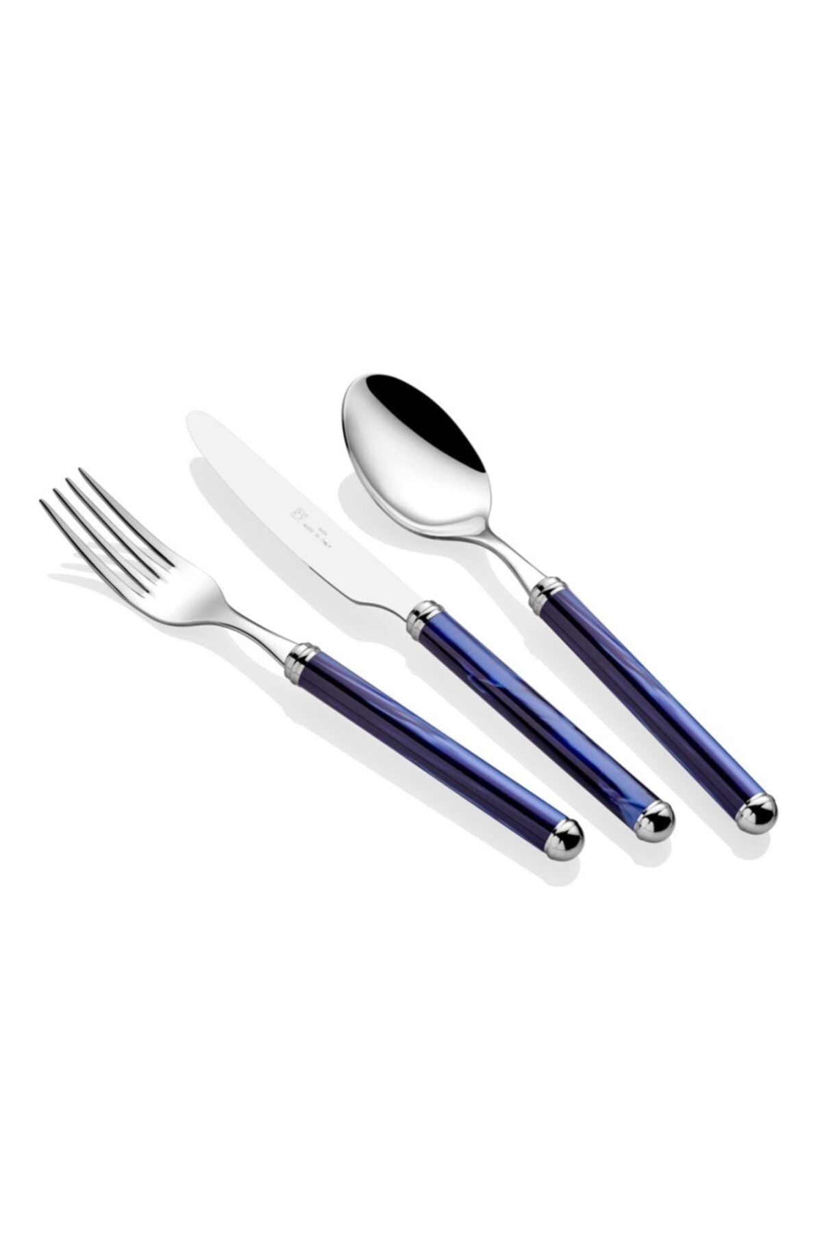 RIVADOSSI Rodi Lacivert 75 Parça Çatal Bıçak Seti