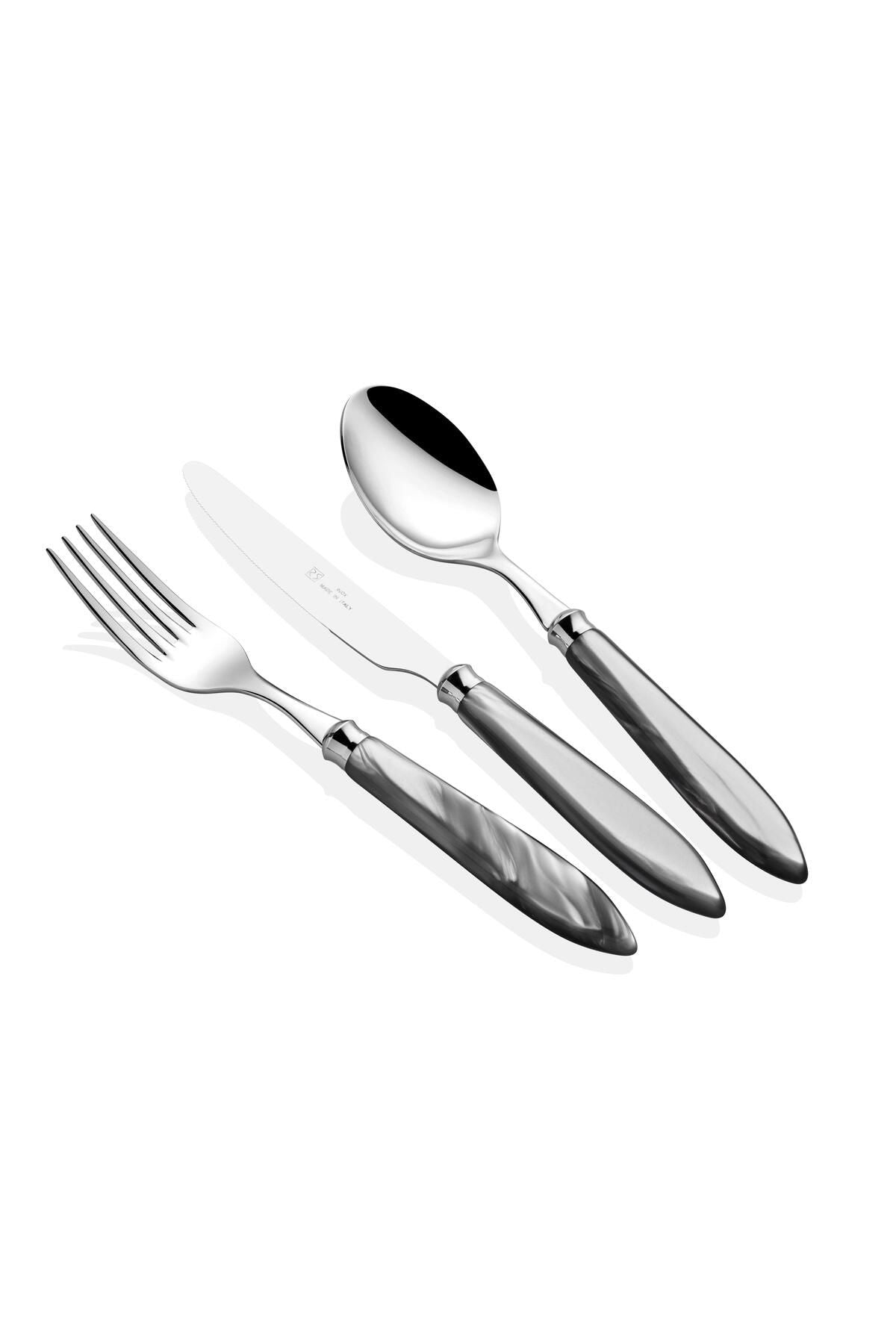 Agata Gri 36 Parça Çatal Bıçak Takımı