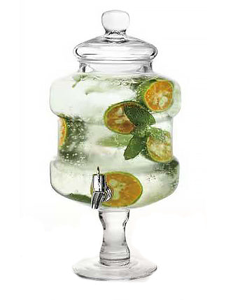 5.5 Litre Ayaklı Cam Sebil – Musluklu İçecek Dispenseri | Limonata, Detoks, Aromalı Su Sunumluk