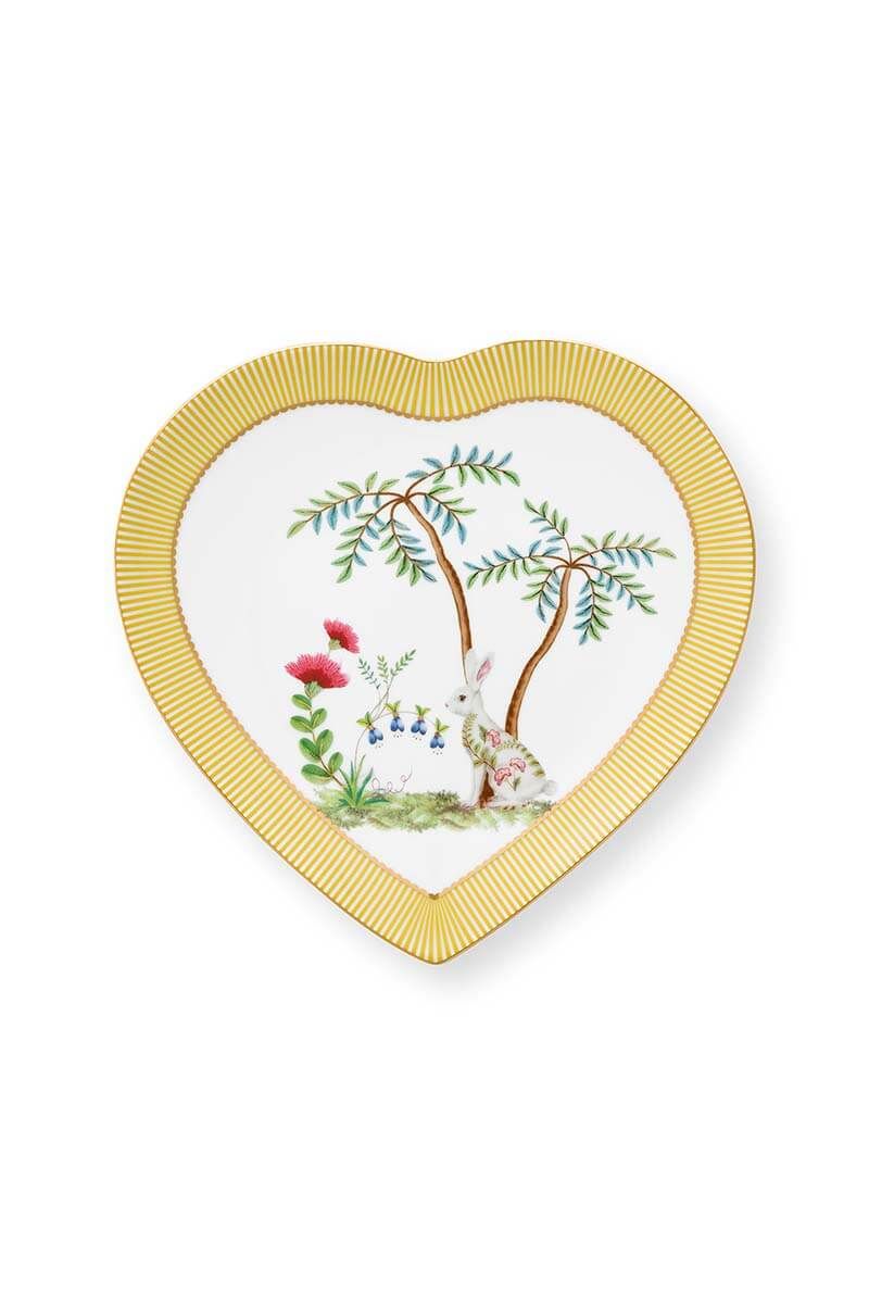Pip Studio La Majorelle Sarı Porselen Tabak Seti 21,5 Cm