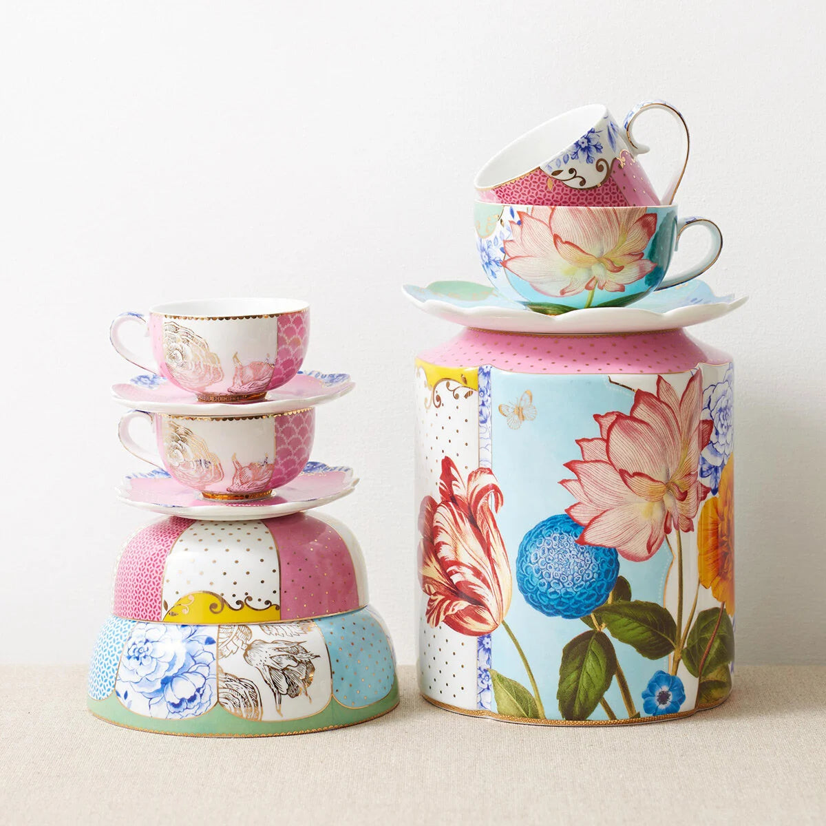 Pip Studio Mavi Porselen Çay Fincanı 225 Ml