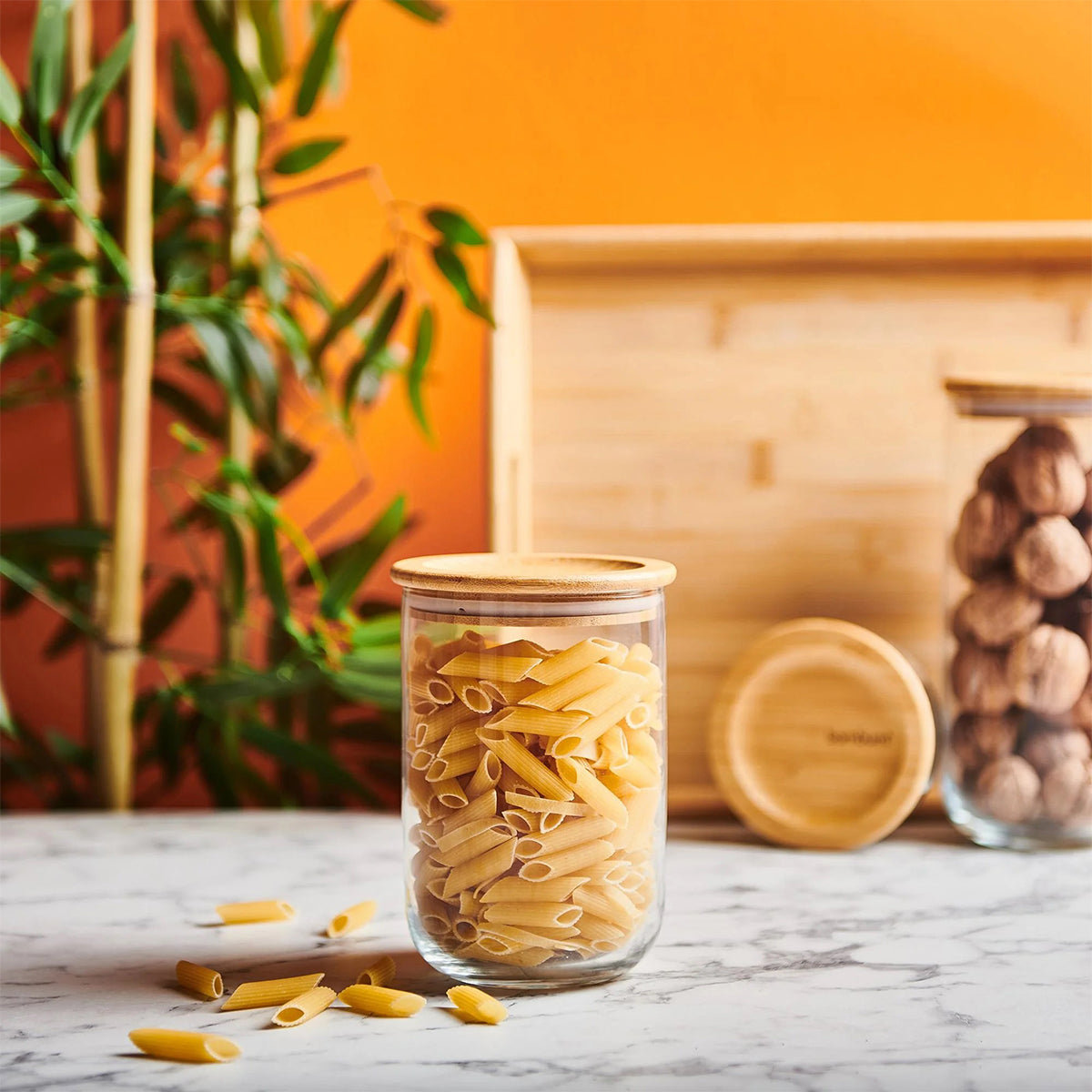 Bambum Duo Cam Saklama Kabı 900 ml