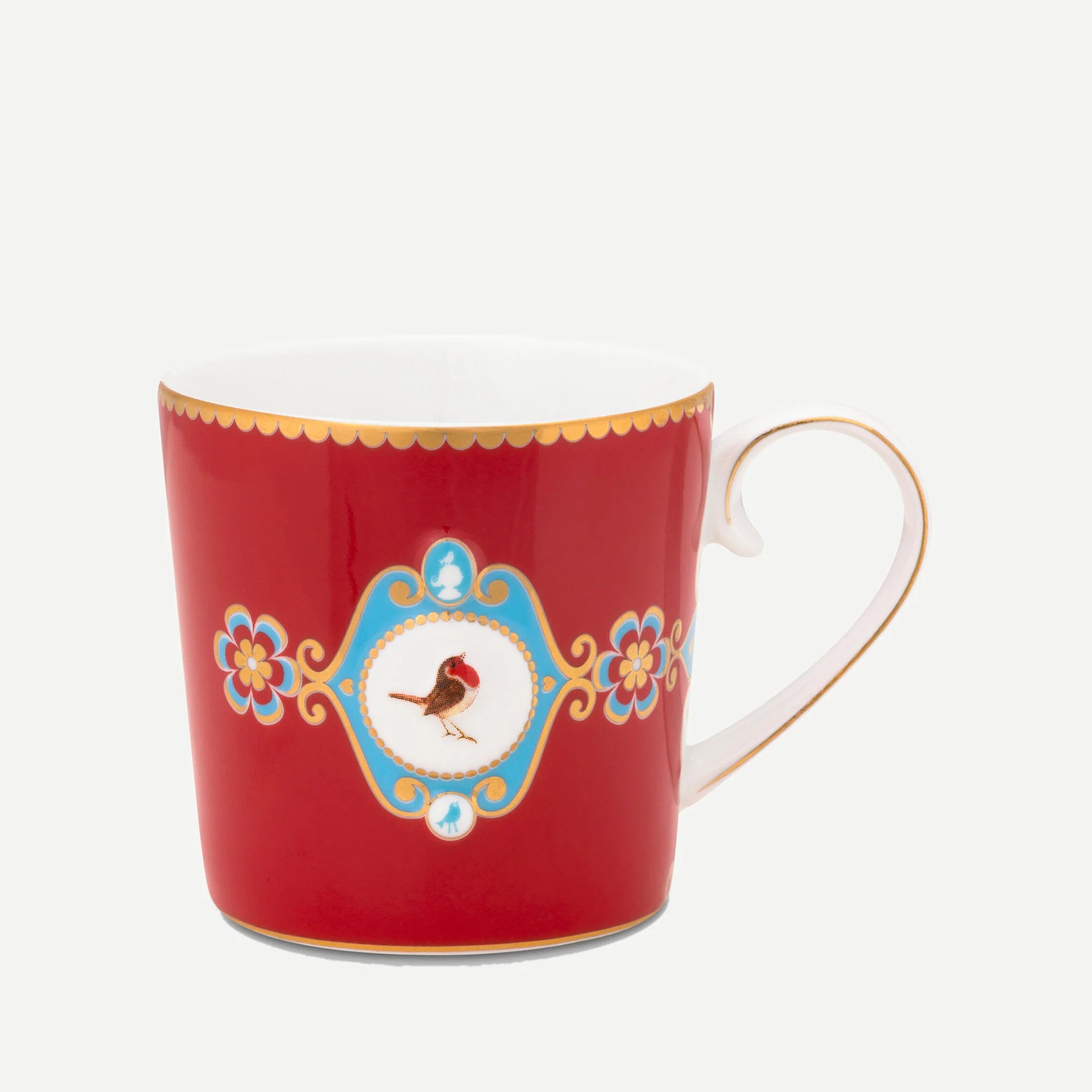 Pip Studio Love Birds Kırmızı Porselen Kupa 150 Ml