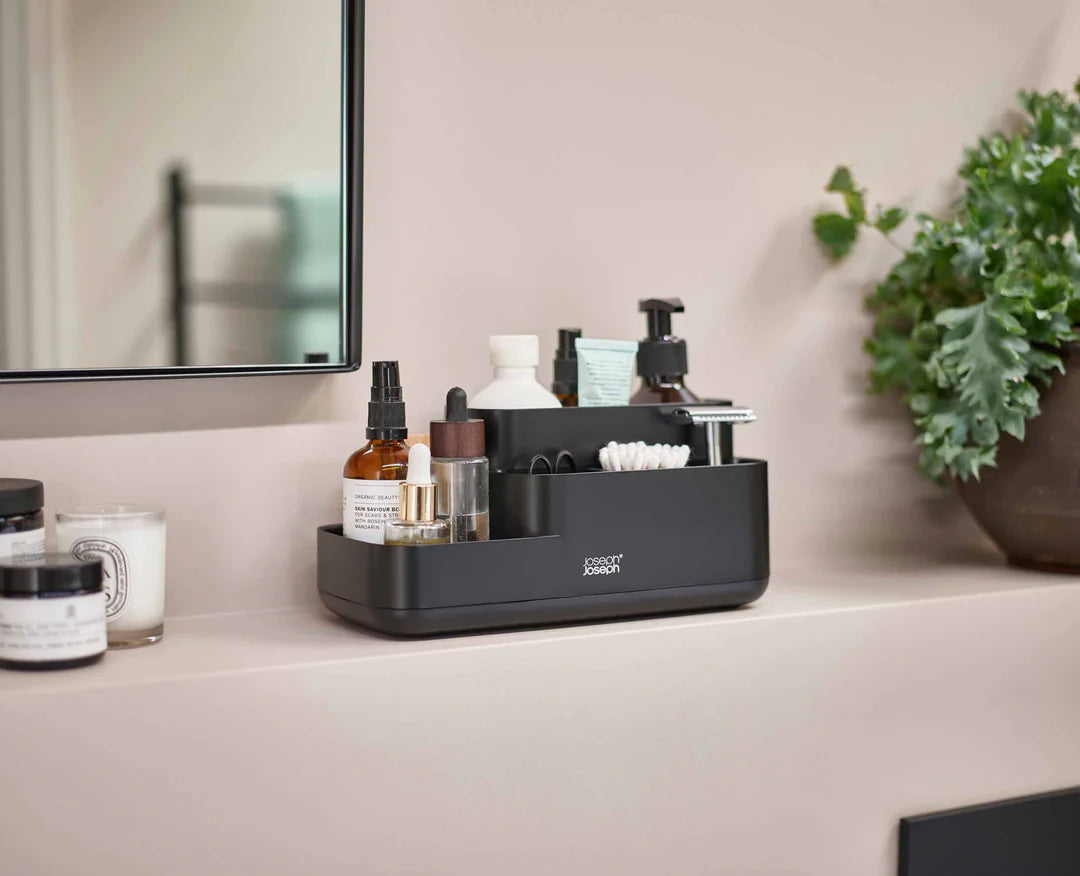 Joseph Joseph EasyStore Banyo Düzenleyici -Mat Siyah