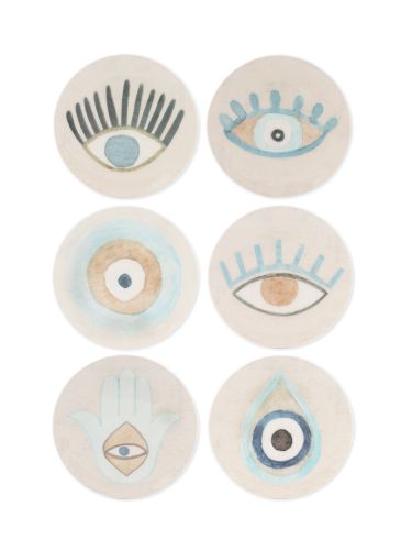 The Mia Amulet Pasta Tabağı 6'lı Set 19 cm