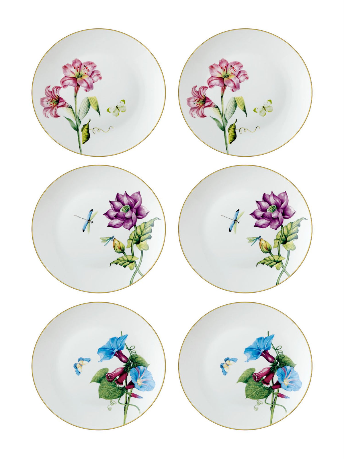 The Mia Blomma Pasta Tabağı 6 Kişilik (Paket: 2 Adet)