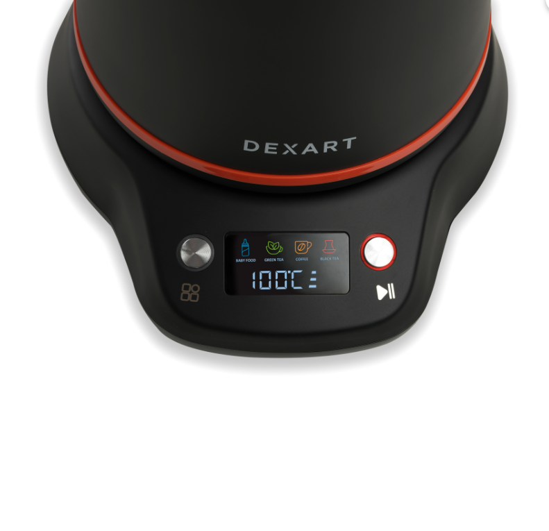 Dexart PerfectTea Dijital Çay Makinesi Black Steel