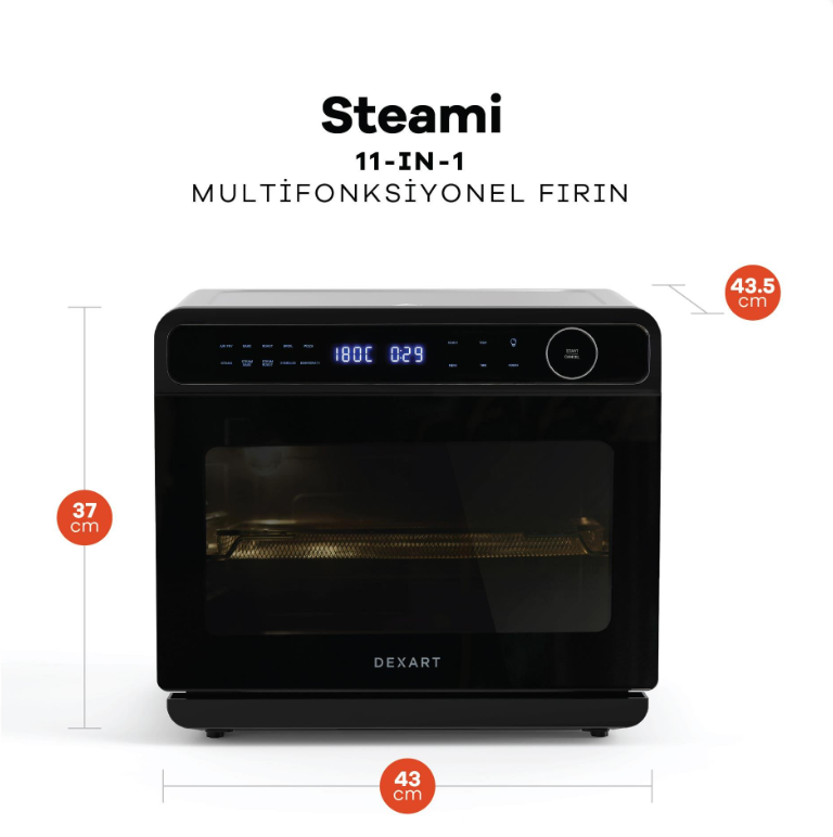 Dexart Steami 11-in-1 Multifunctional Buharlı Fırın