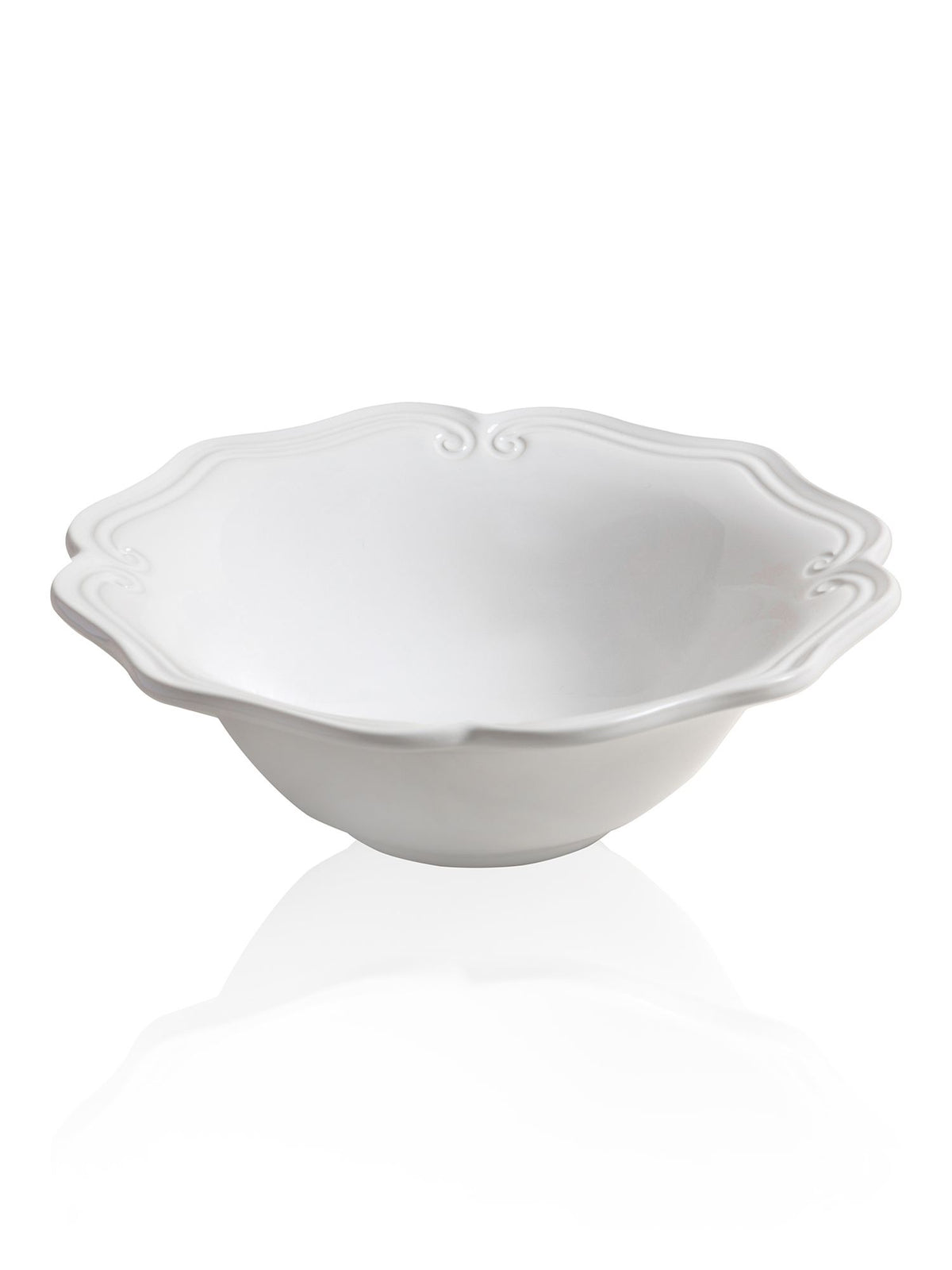 The Mia Grande Salata Kasesi Beyaz 29x10 cm (Paket: 2 Adet)
