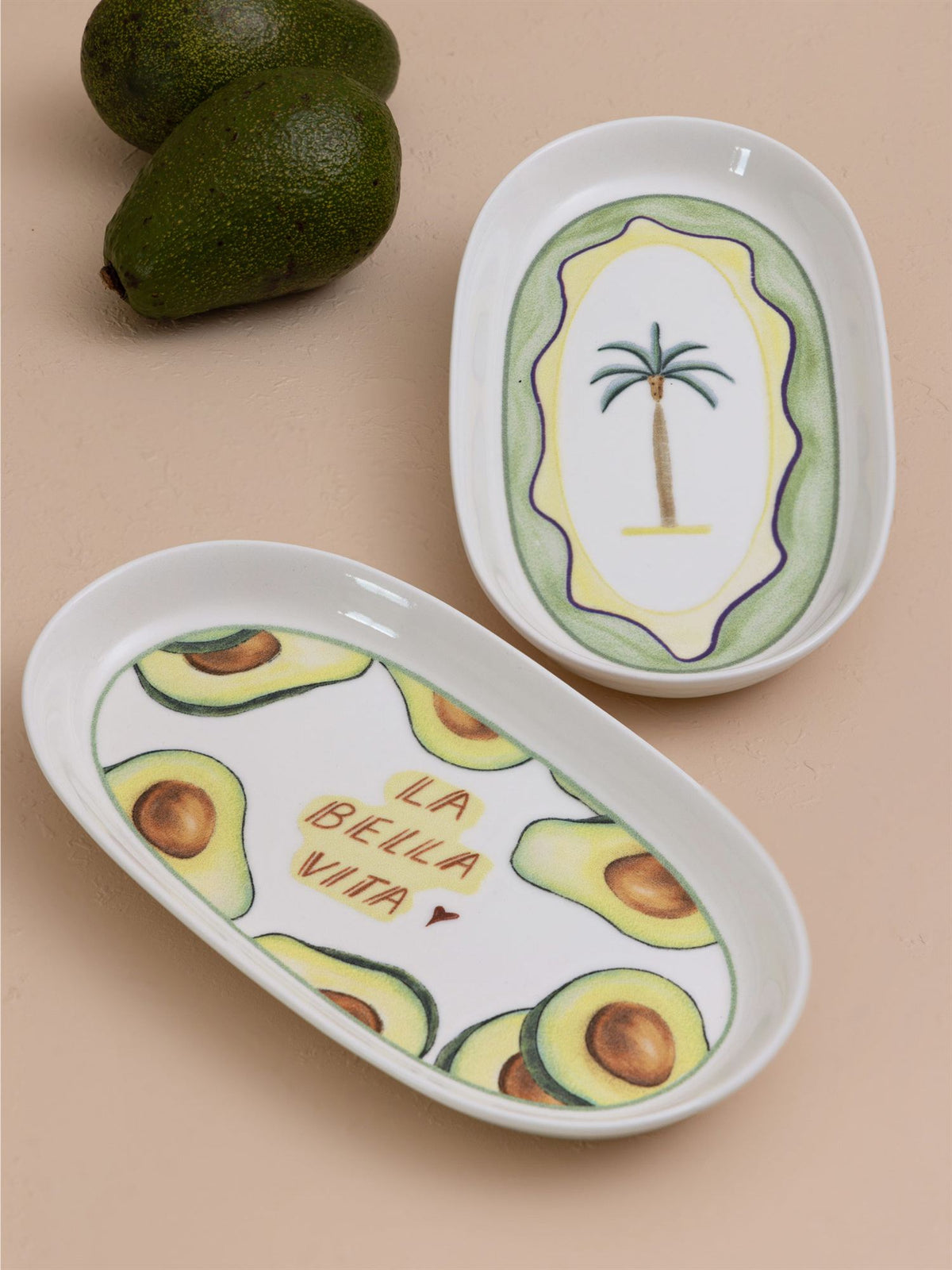 The Mia Dolce Vita Oval Servis Tabağı 2'li Set 23 cm
