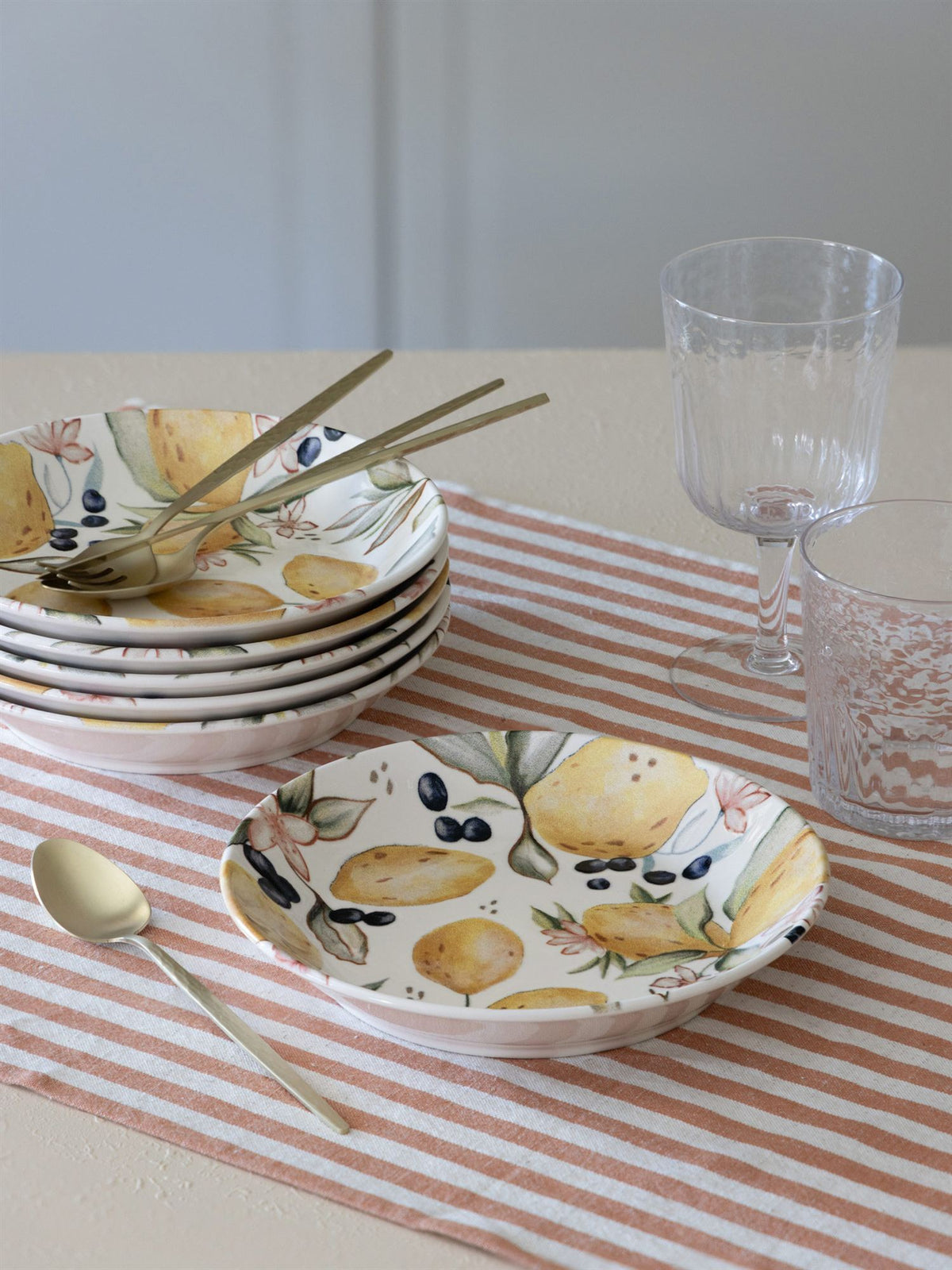 The Mia Limoncello Yemek Tabağı 6'lı Set 20 cm