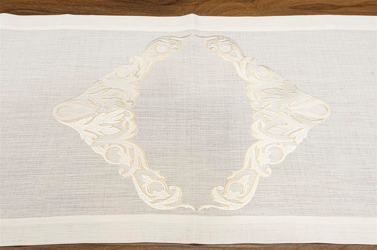 Mikasa Moor Eliz beyaz 50x170 runner