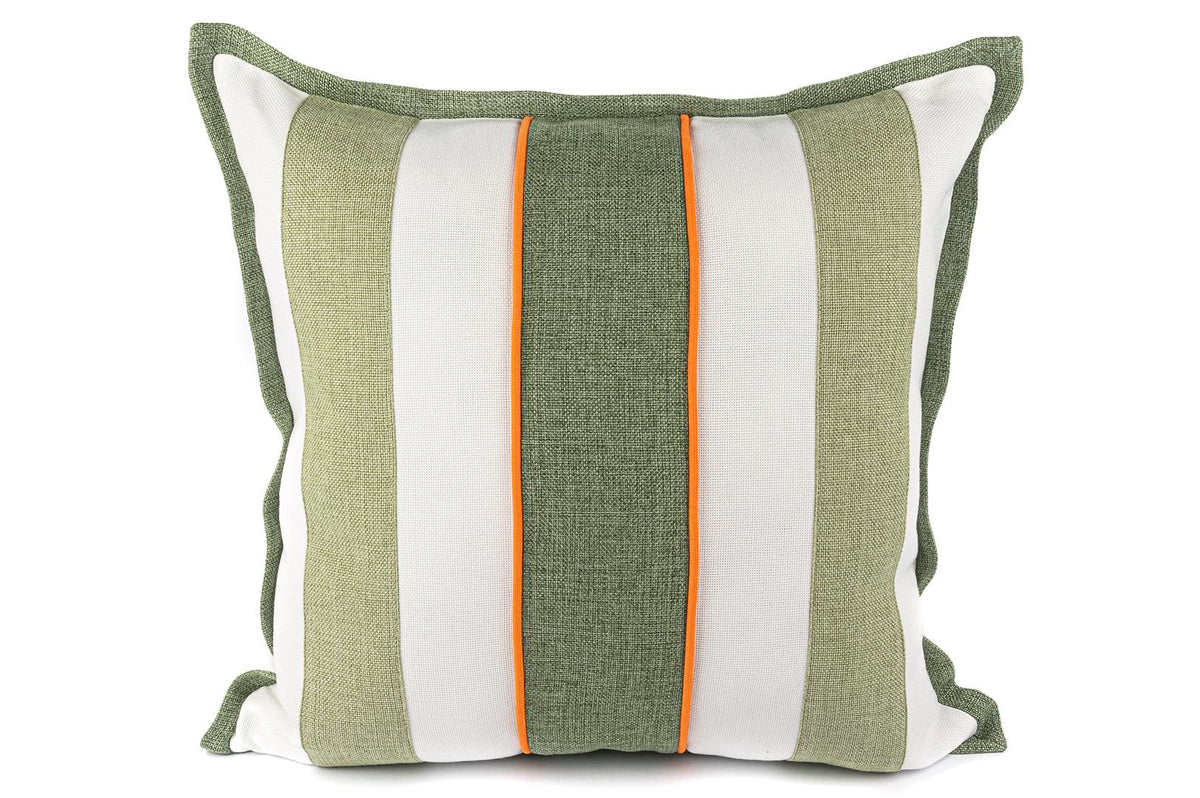 Mikasa Moor Yeşil çizgili yastık 55x55