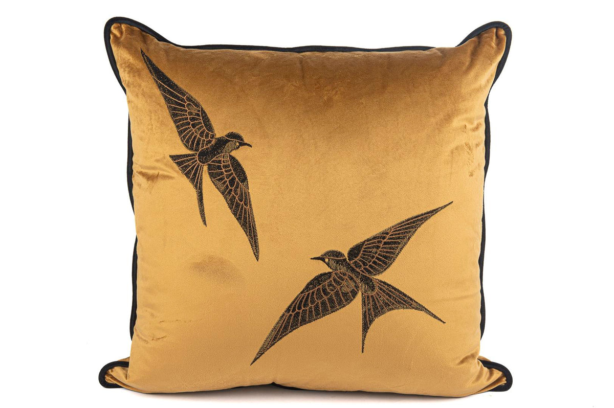 Mikasa Moor Isla bronz iki kuş 55x55 yastık