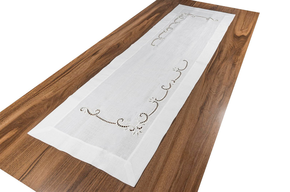 Mikasa Moor Lisa Beyaz Runner 50x170