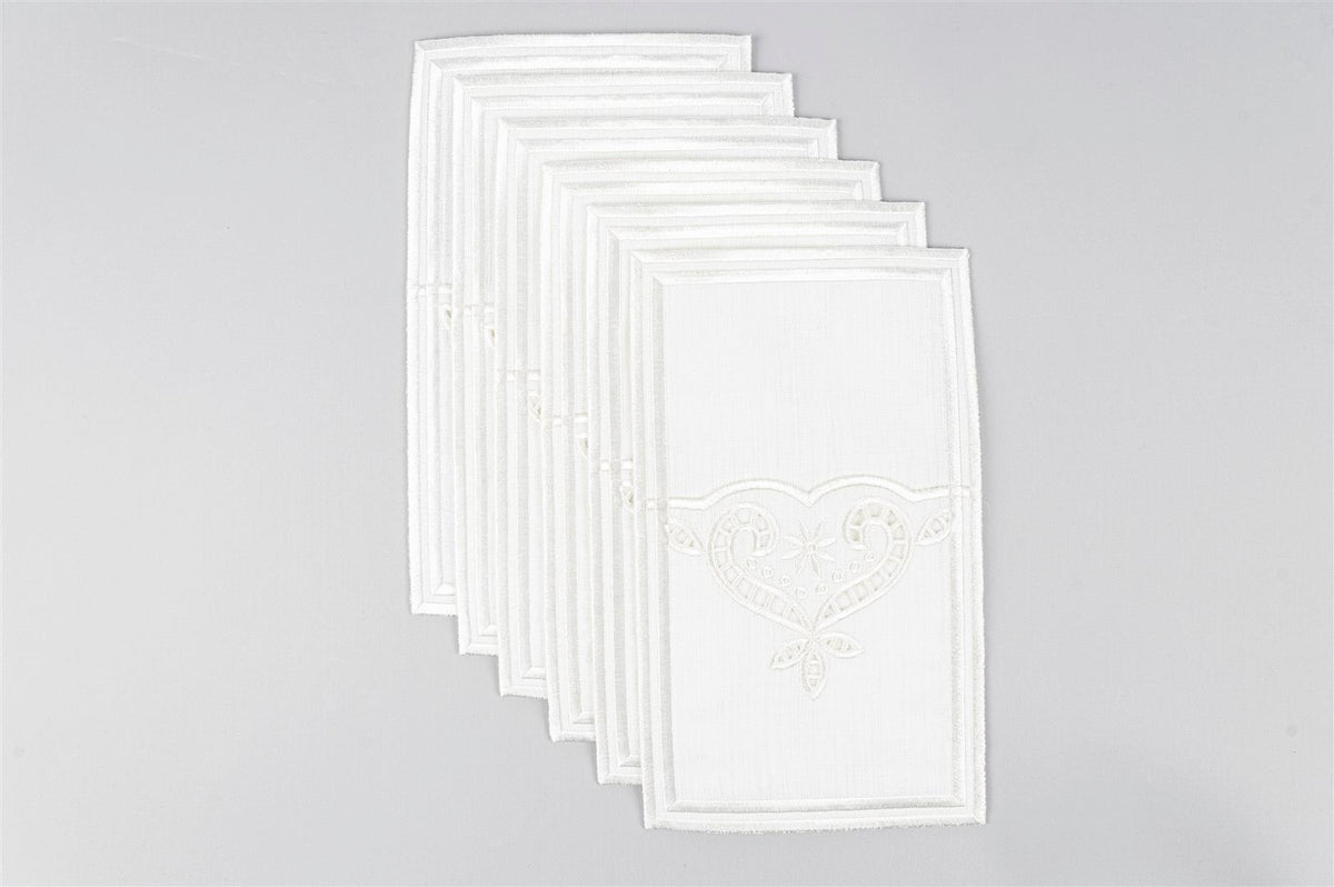 Mikasa Moor Lisa Beyaz ÇatalBıçaklık 6'lı