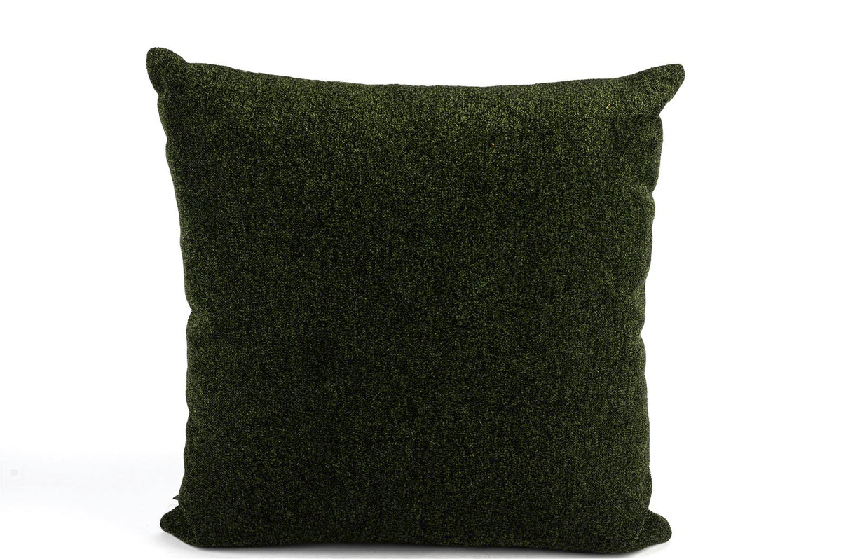 Mikasa Moor Olive Yeşil yapraklı pembe biyeli yastık50cm
