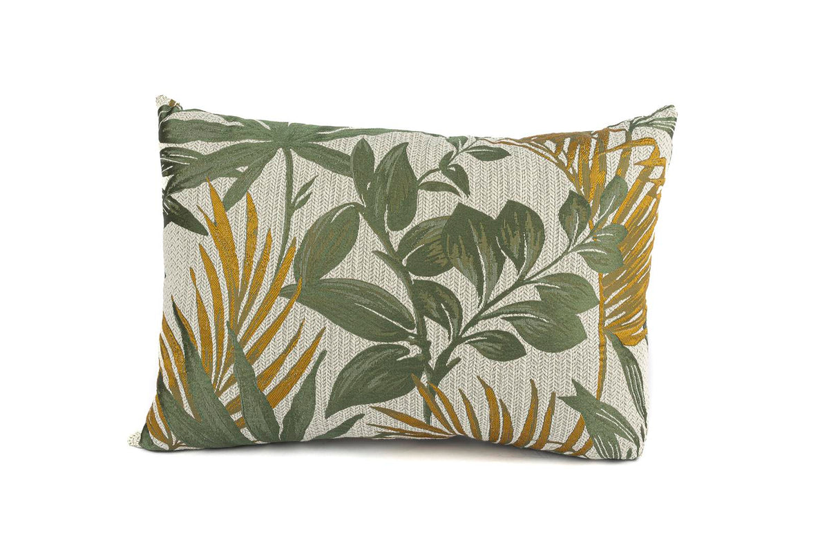 Mikasa Moor Olive yeşil yapraklı yastık35x50