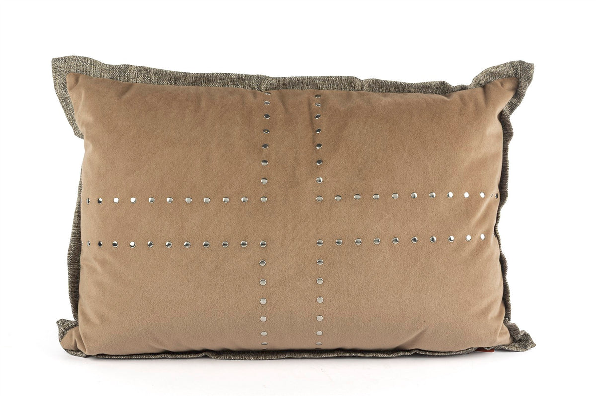 Mikasa Moor Love Bej Gri Zımbalı 40x60 Yastık