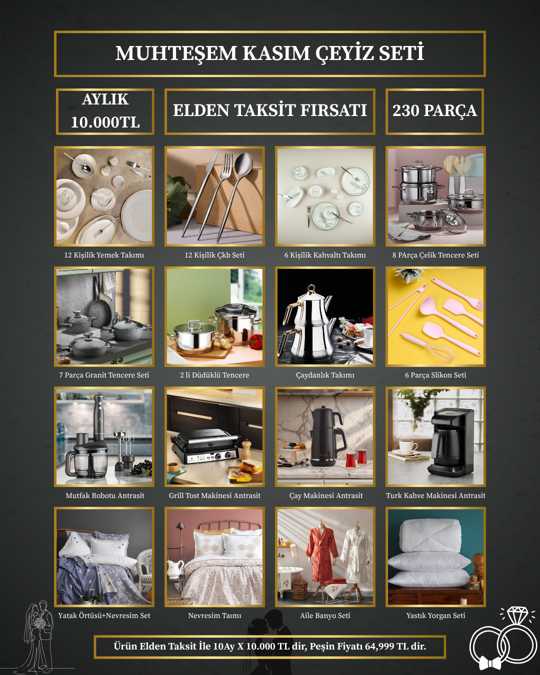 Muhteşem Kasım Çeyiz Paketi