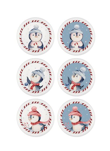 The Mia Penguin Çerezlik 6 Parça 10 cm