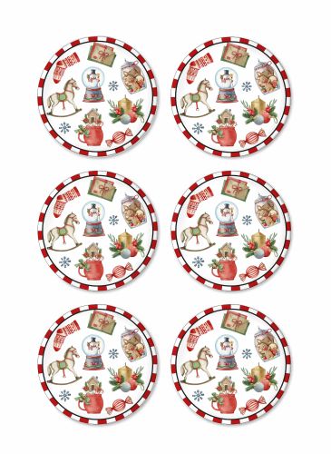 The Mia Globe Pasta Tabağı 6'lı Set 19 cm