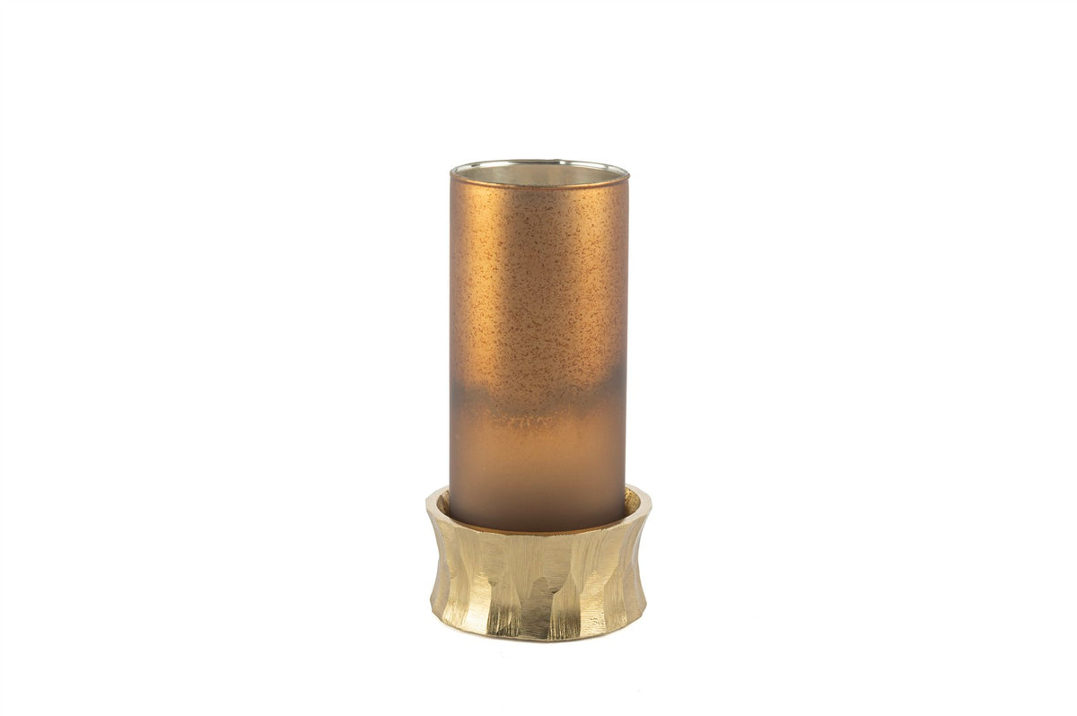Mikasa Moor Bronz gold Alüminyum Dekoratif Mumluk 12x36cm