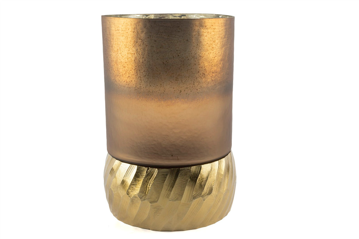 Mikasa Moor Bronz Gold Alüminyum Dekoratif Mumluk 26x41cm