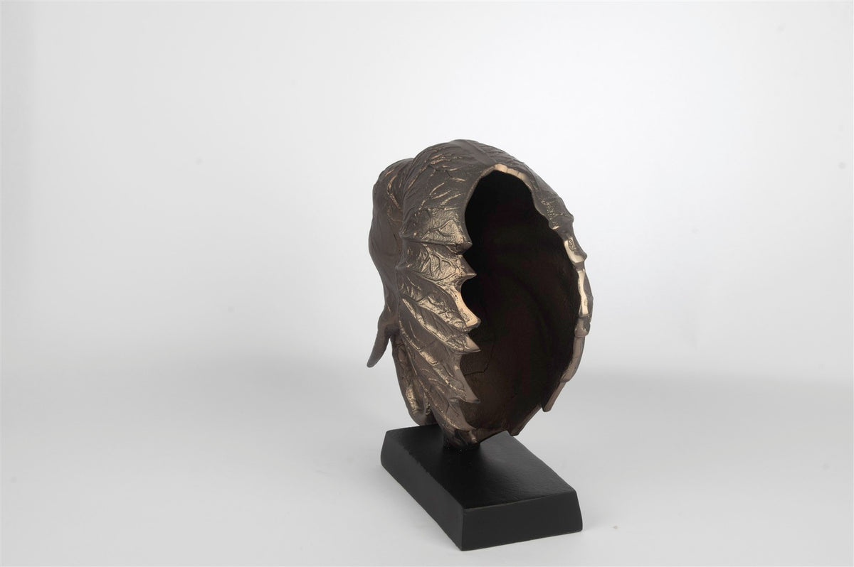 Mikasa Moor Smoke Bronze Fil Obje 30x30cm