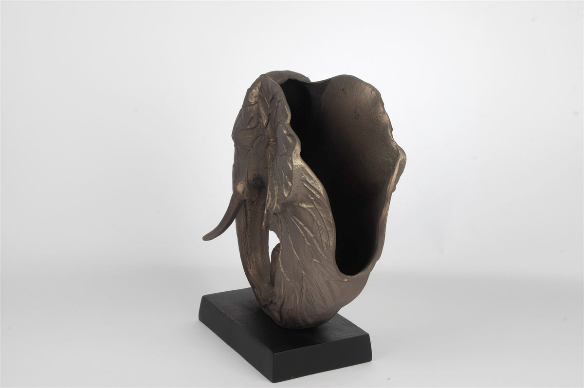 Mikasa Moor Smoke Bronze Fil Obje 31x34cm