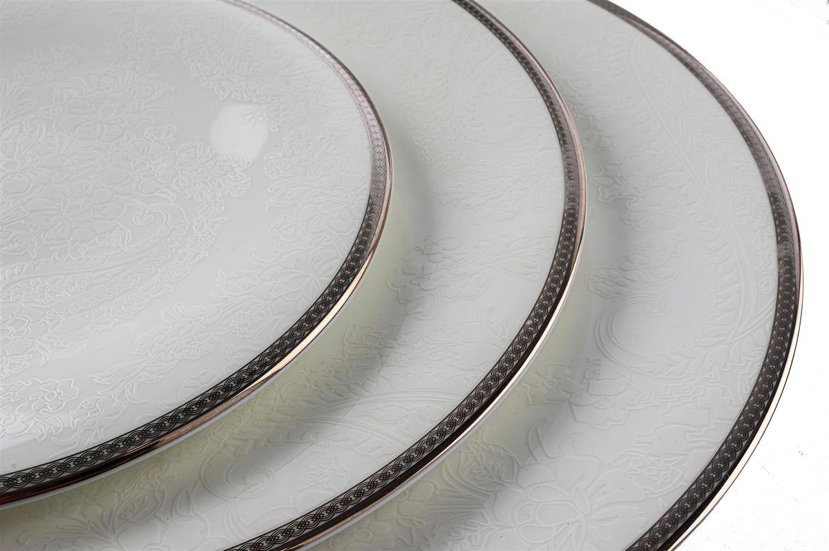 Mikasa Moor Gracia 72 Parça bonechina ymk seti platin