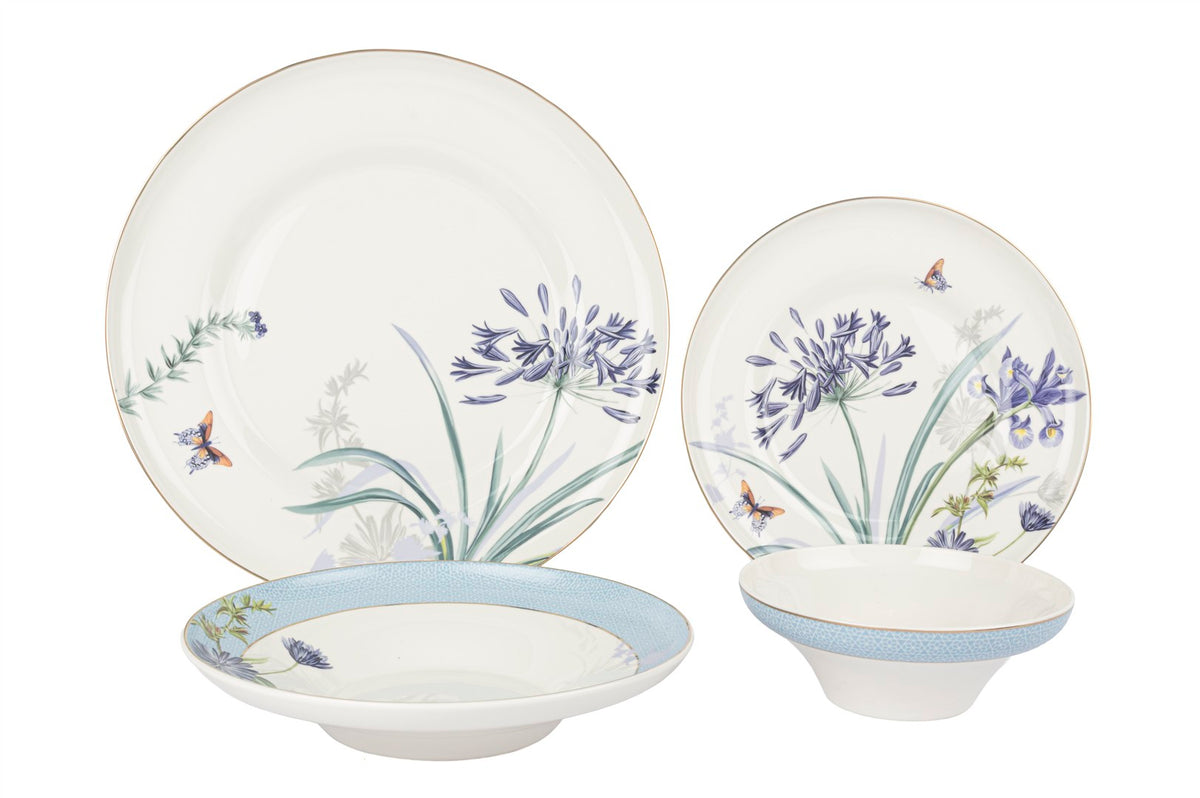 Mikasa Moor Lavender Flutter 24 Parça Yemek Takımı