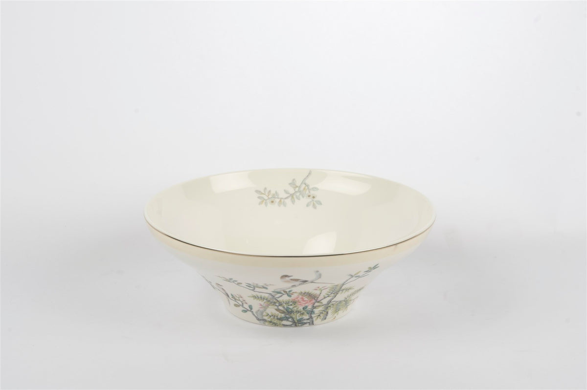 Mikasa Moor Bird Garden Krem Salata Kasesi 23cm