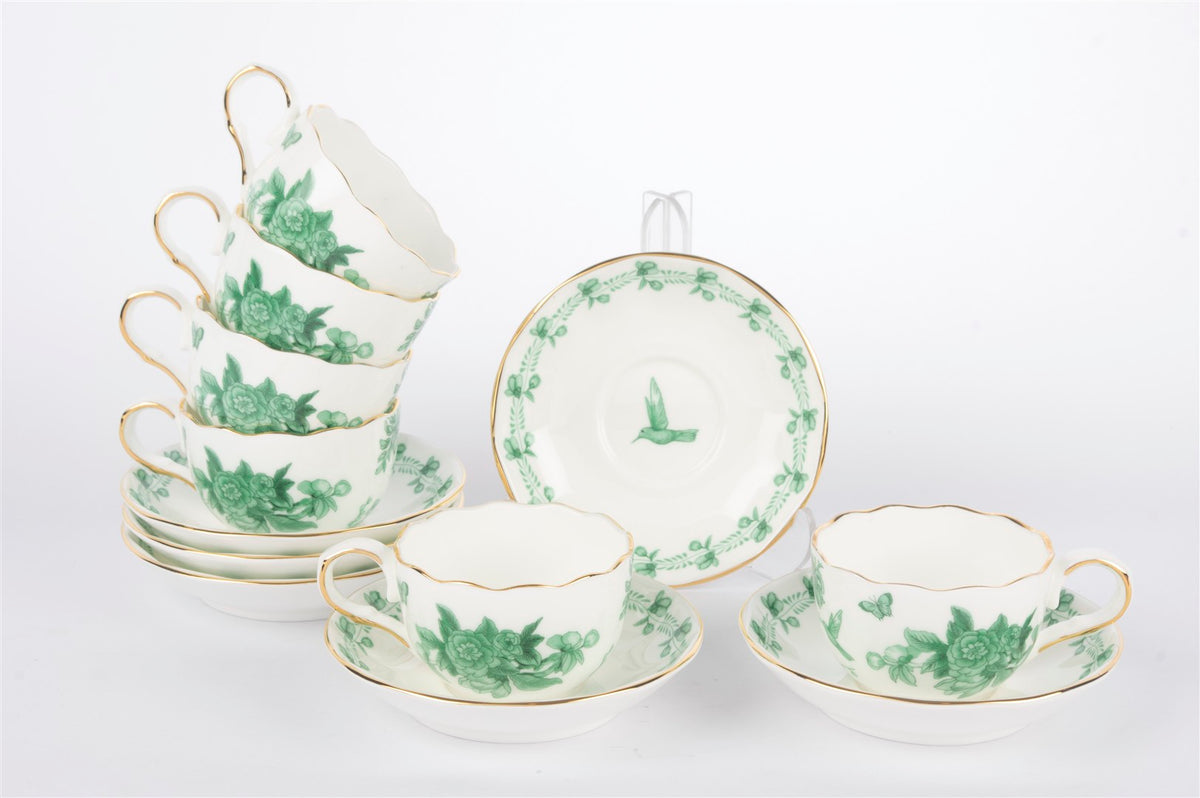 Mikasa Moor Emerald Gardenia 6lı Kahve Fincan Takımı 100cc