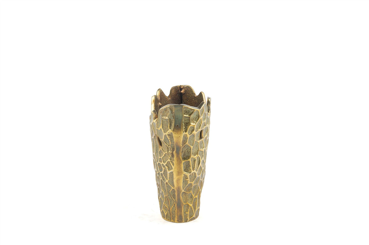 Mikasa Moor Antik Gold Dokulu Vazo 11x19x23cm