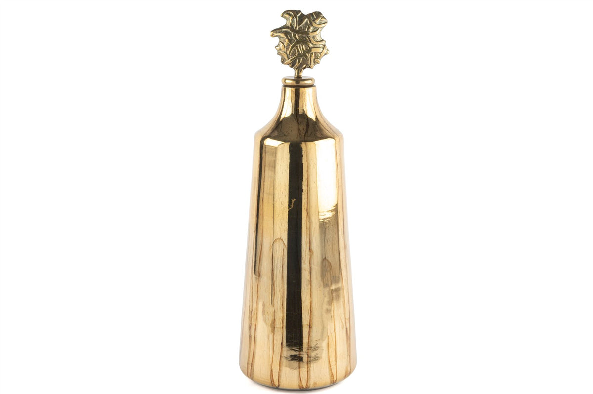 Mikasa Moor Antik Gold Metal Kapaklı Obje 18x52cm