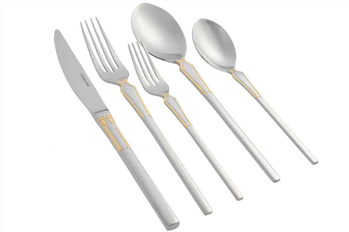 Mikasa Moor Vintage Charm Silver Gold 30Parça Çkb Set