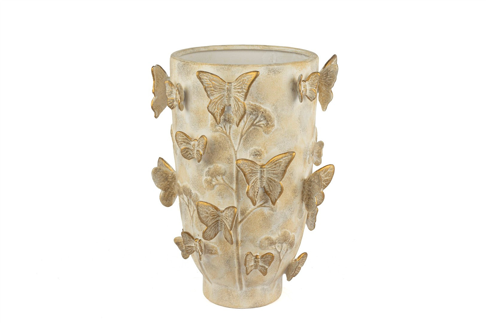 Mikasa Moor Krem Gold Butterfly Vazo 24x35cm