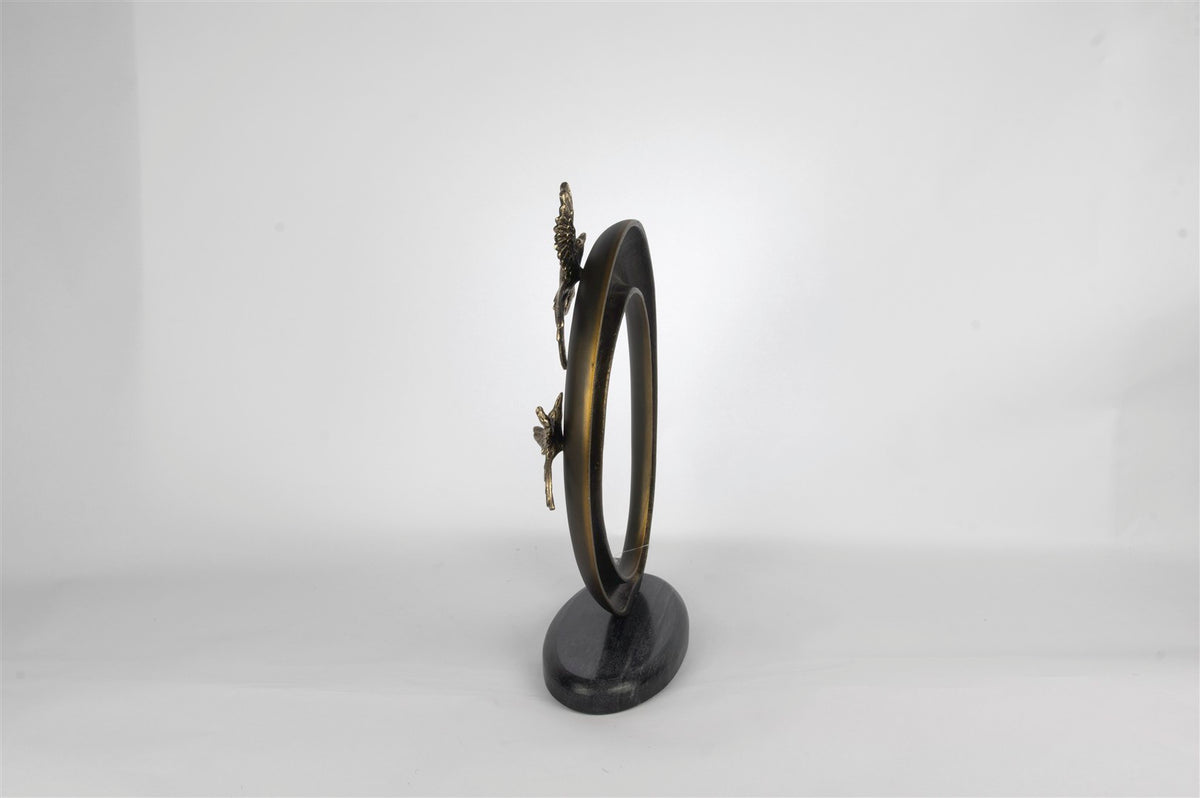 Mikasa Moor Bronz Oval Kırlangıç Obje 40cm