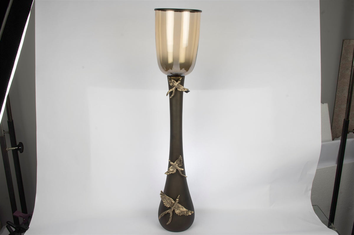 Mikasa Moor Bronz Kırlangıç Uzun Mumluk 105cm