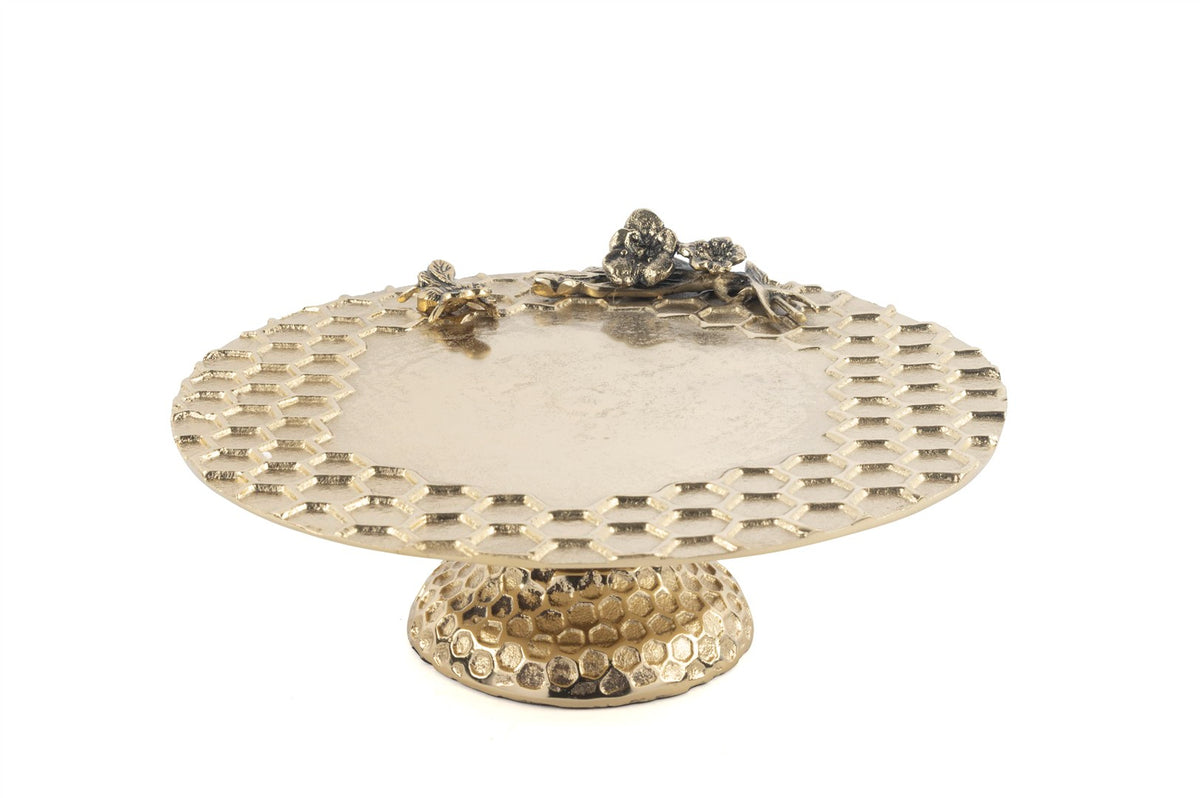 Mikasa Moor Antik Golden Flora Ayaklı Sunumluk 30x13cm