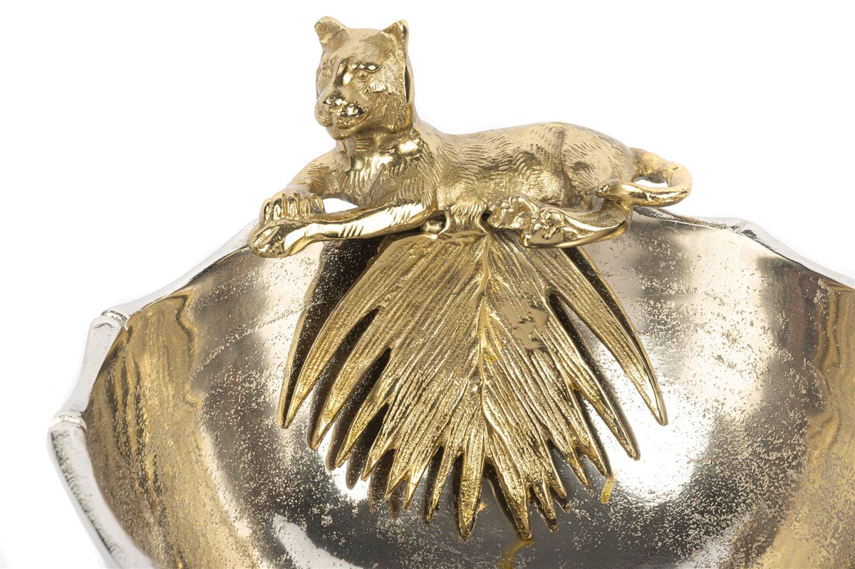 Mikasa Moor Gümüş Gold Jaguarlı Kase 31x20cm