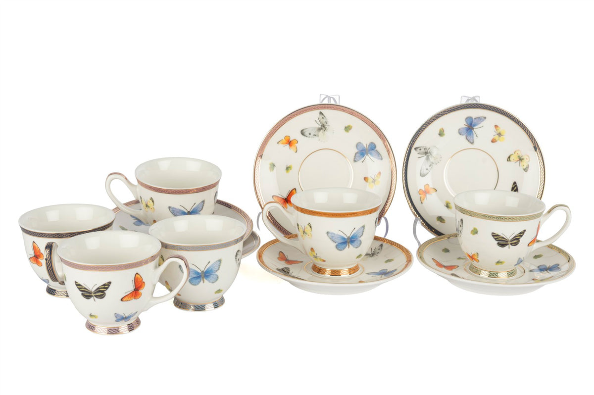 Mikasa Moor Butterfly 6lı Kahve Fincan Seti