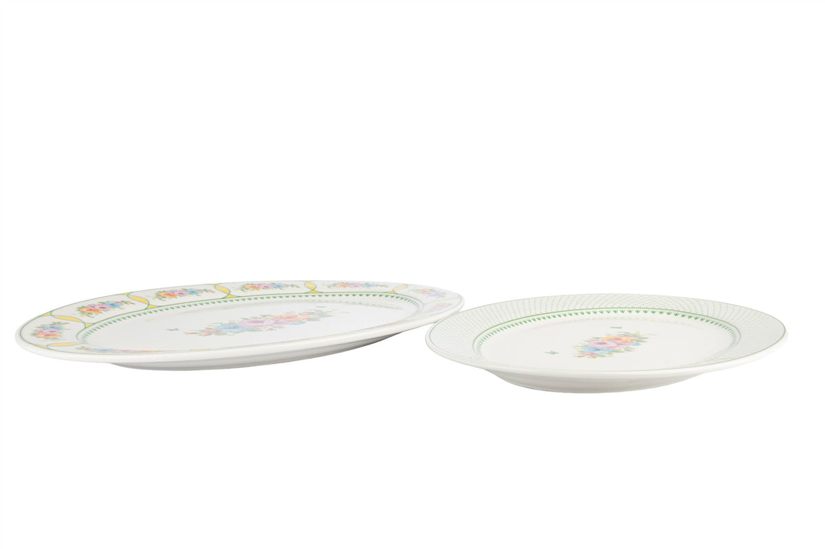 Mikasa Moor Roselle 2'li Oval Servis Tabağı 30x20 35x25cm