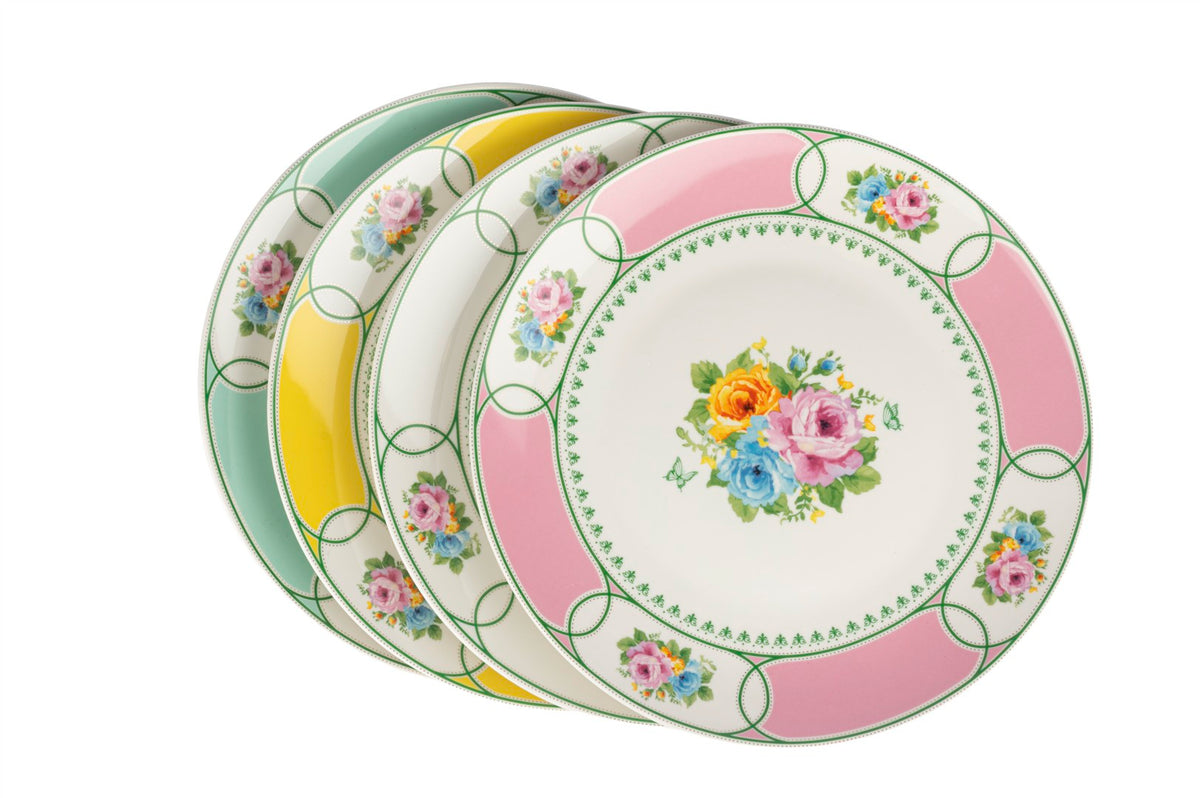 Mikasa Moor Roselle 4'lü Pasta Tabağı 23cm